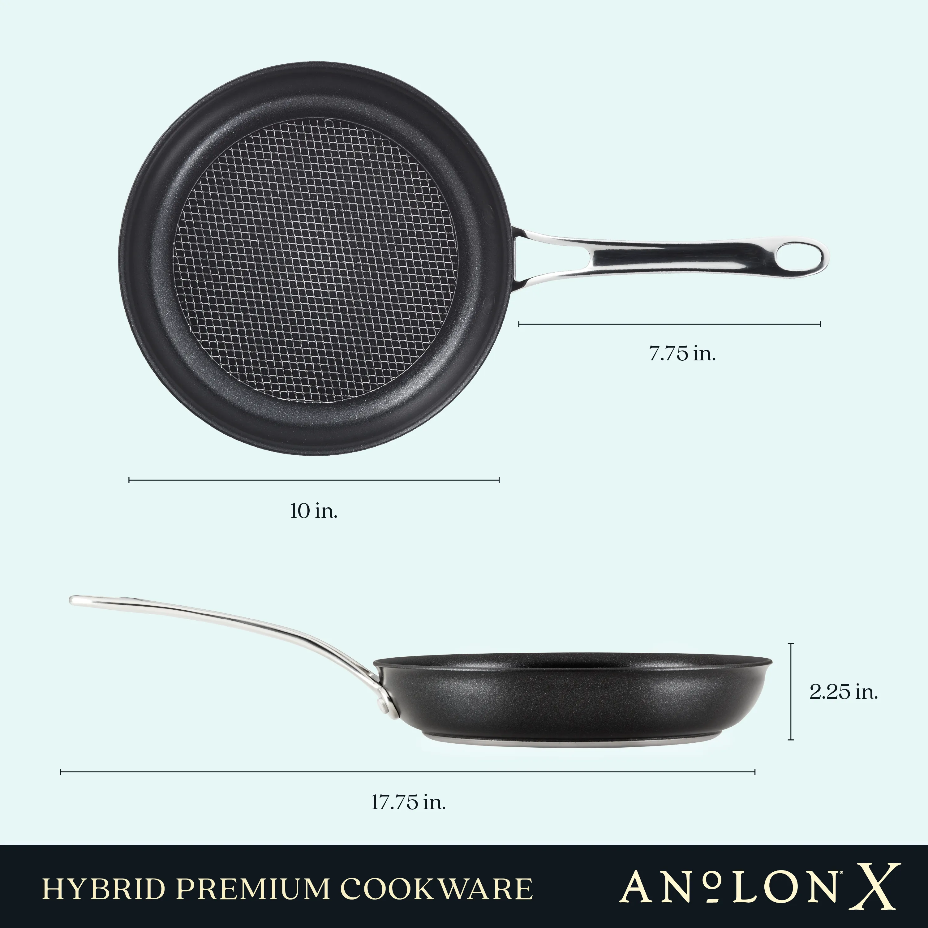 10-Inch Hybrid Nonstick Frying Pan