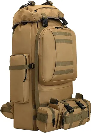 100L Camping Hiking Backpack Molle Rucksack Military Camping Backpacking Daypack