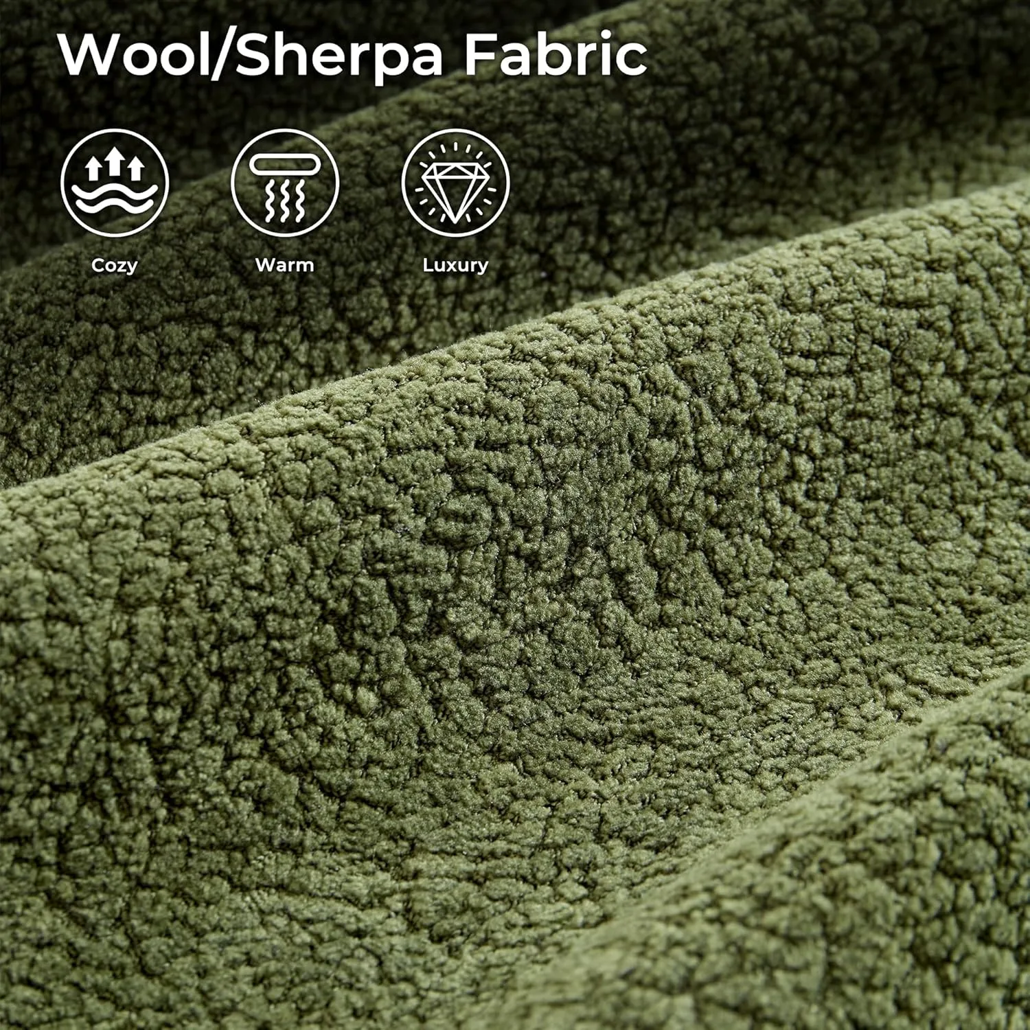 106" Cloud Sectional Couch with Comfy Chaise,L Shaped Modern Modular Sofa with Deep Seat,No Assembly Required Couch for Living Room Lounge,Green