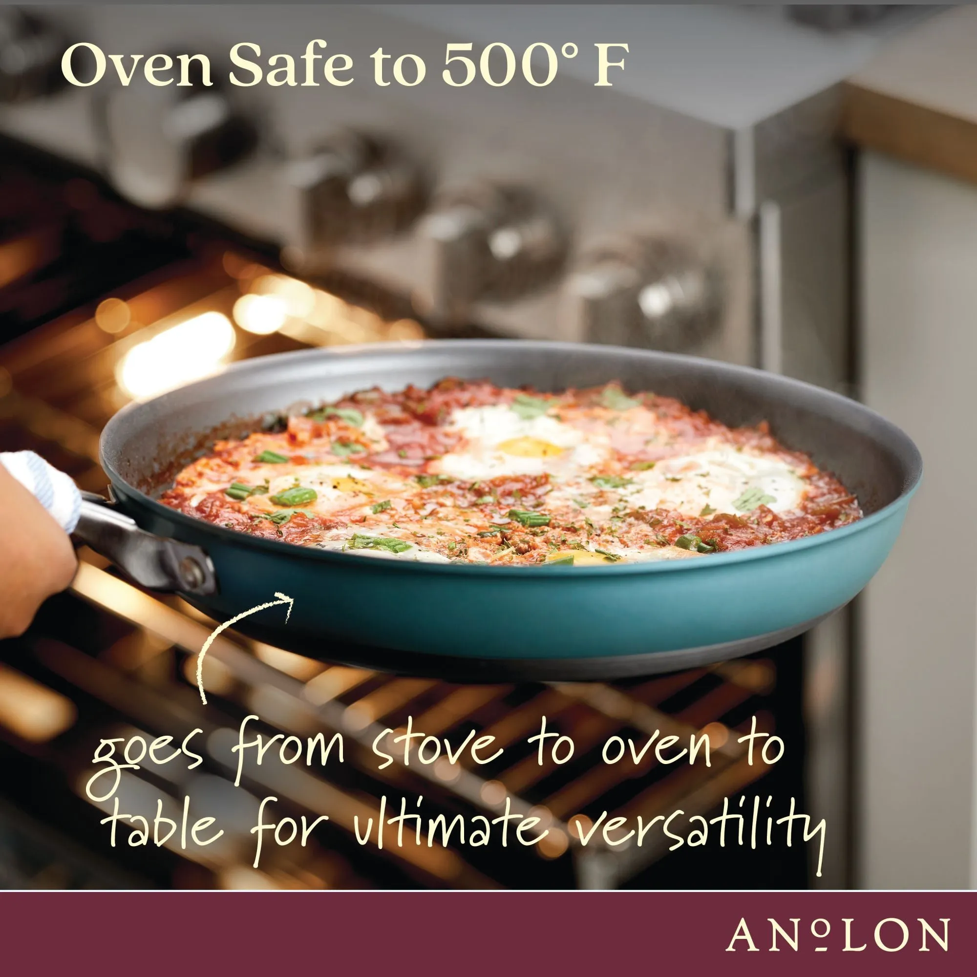 12-Inch Hard Anodized Nonstick Frying Pan