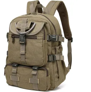 16oz Washed Canvas Backpack,Stylish & Durable for Every Adventure