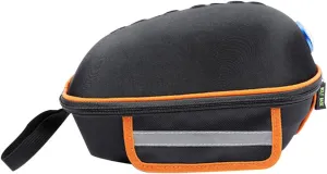 1pc Hard Shell Rear Pack Bag for Biking Large Capacity Riding Bag Reflective Straps Easy to Install Unload Portable