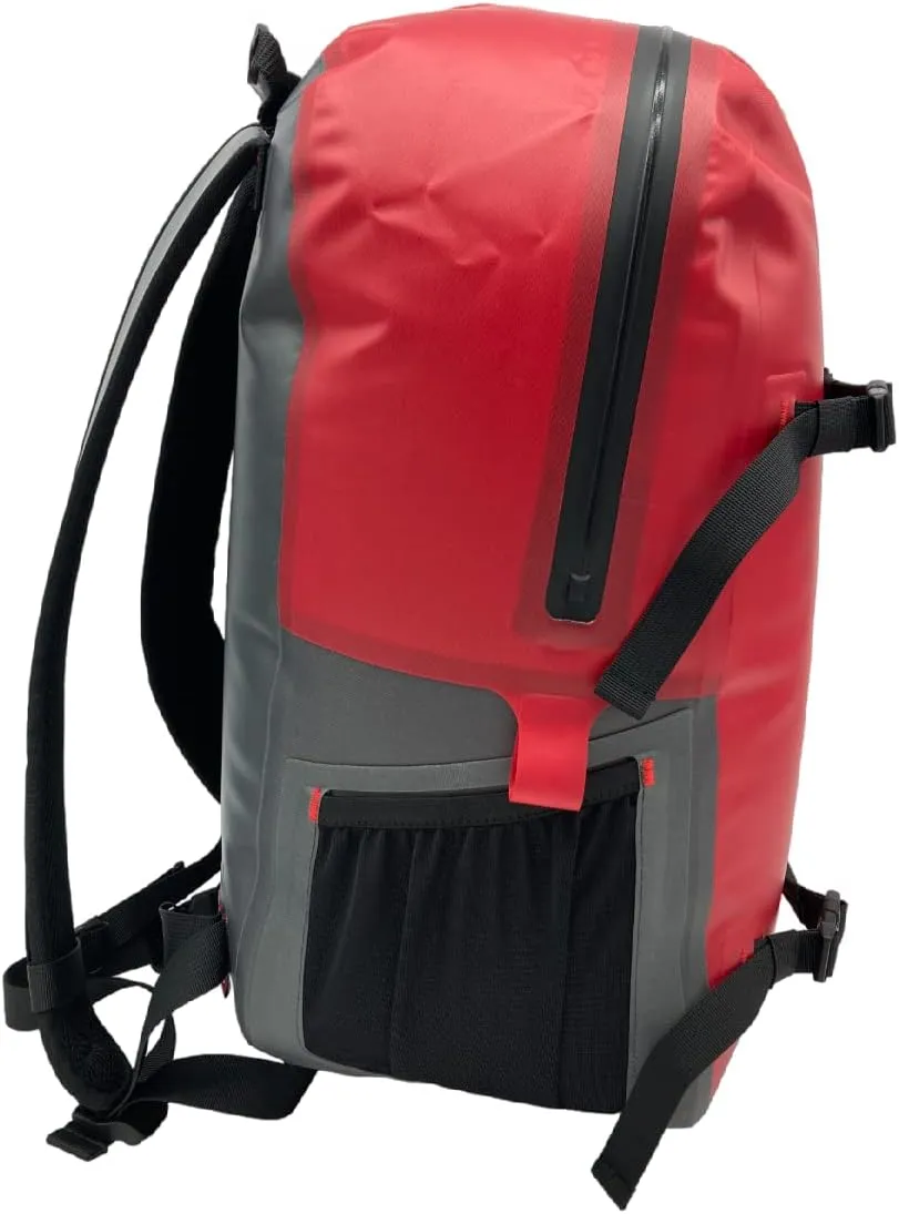 25L FastPack Dry Bag Backpack (True Red/Asphalt Black)