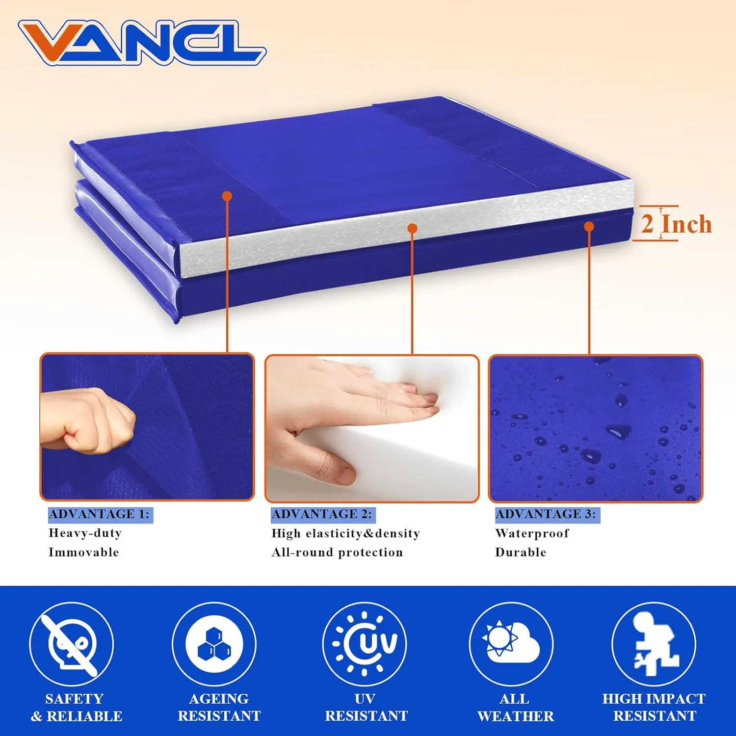 2" Thick/4" Thick Gym Wall Padding Foam Gym Wall Pads for Kids Gym Padding for Wall Mats Wall Protection Pad, Durable Waterproof Basketbakll Wall Padding for Safety Colorful
