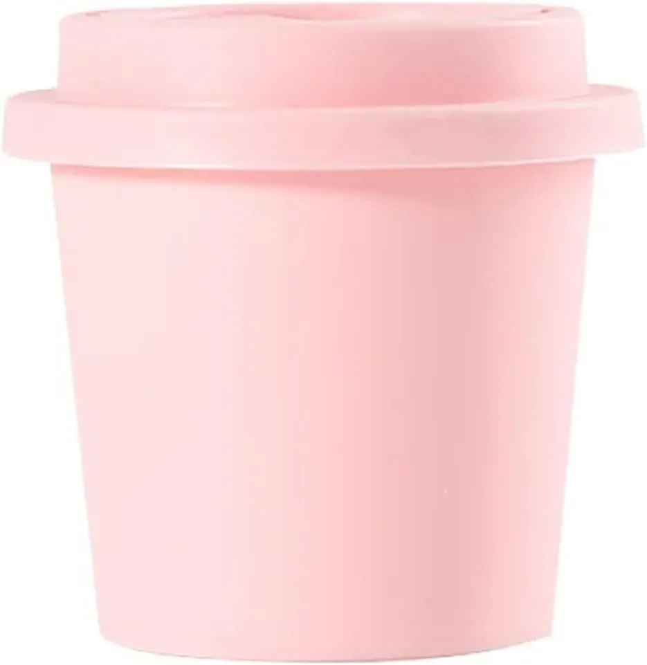 3 Pack Empty Coffee Cup Shape Beauty Sponge Holder Powder Puff Display Stand Powder Puff Sponge Holder Storage Box Cosmetic Drying Box(Pink)