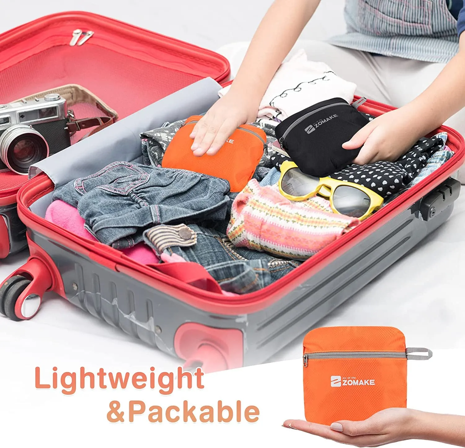 32L Lightweight Water-Resistant Packable Hiking Backpack
