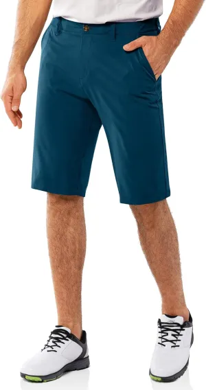 33,000ft Men's Golf Shorts Dry Fit, Lightweight Quick Dry Golf Stretch Shorts with Pockets 11" Inseam for Travel Casual