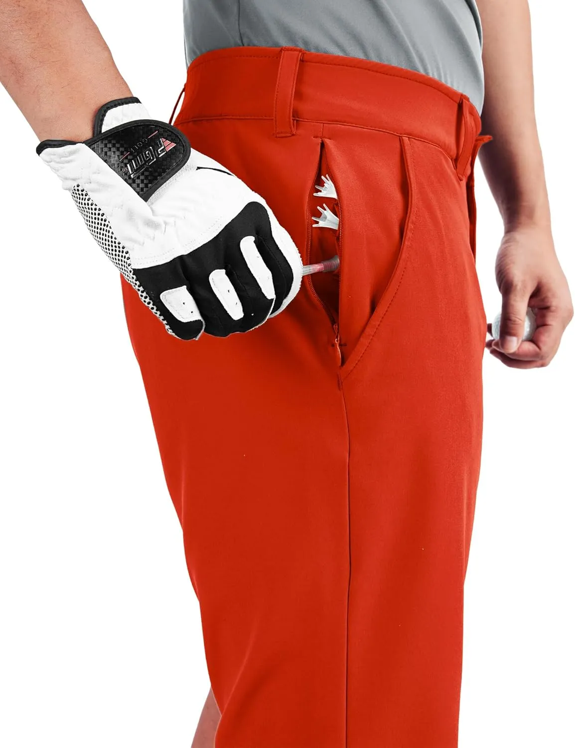33,000ft Men's Golf Shorts Dry Fit, Lightweight Quick Dry Golf Stretch Shorts with Pockets 11" Inseam for Travel Casual