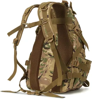 35L Military Tactical Backpack Army Backpack Molle Bug Out Bag Assault Pack Outdoor Camping Hunting Trekking Daypack (Multicolor)