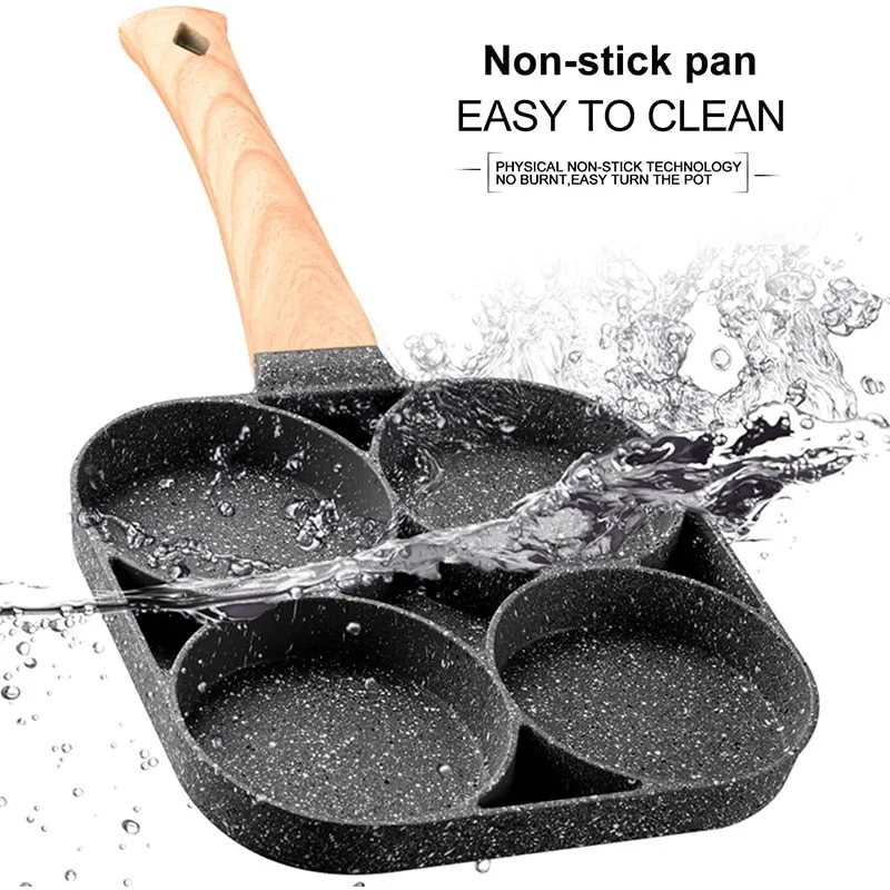 4-Cup Nonstick Egg Frying Pan