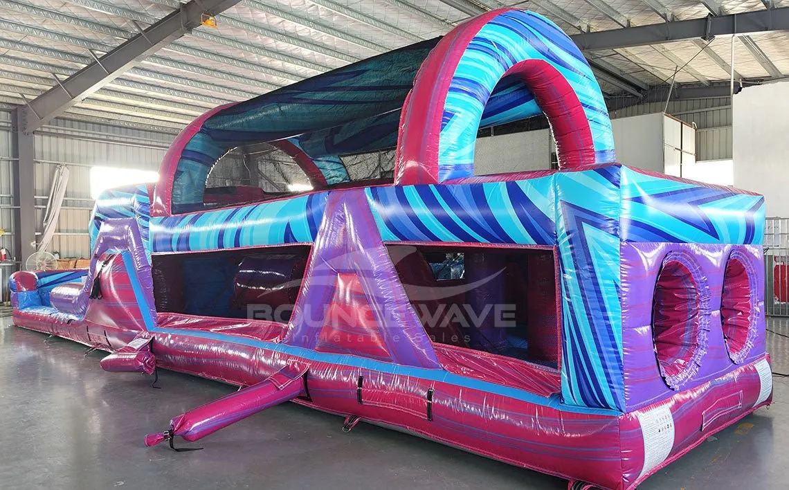 46ft Supernova Hybrid Inflatable Obstacle Course