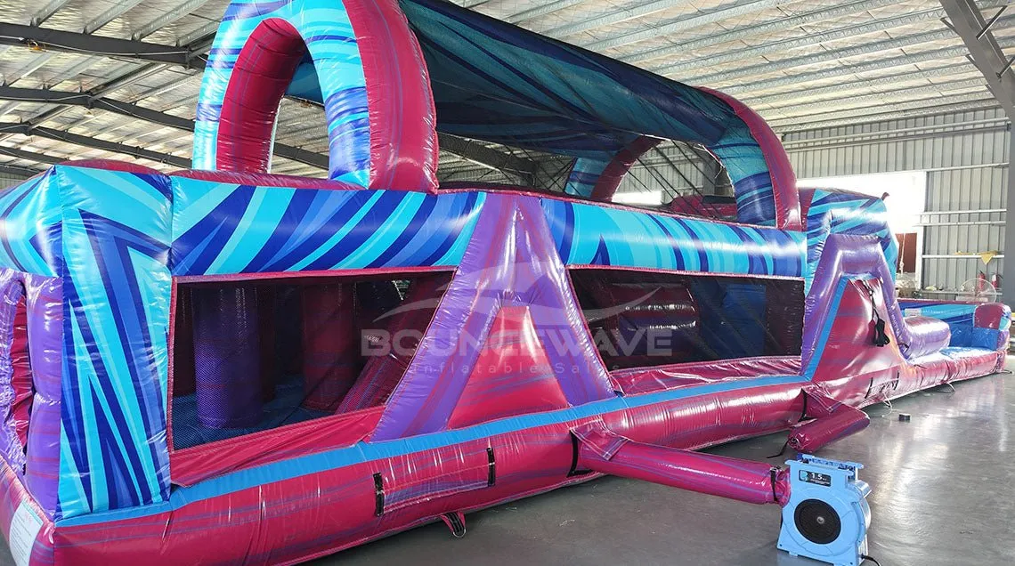 46ft Supernova Hybrid Inflatable Obstacle Course