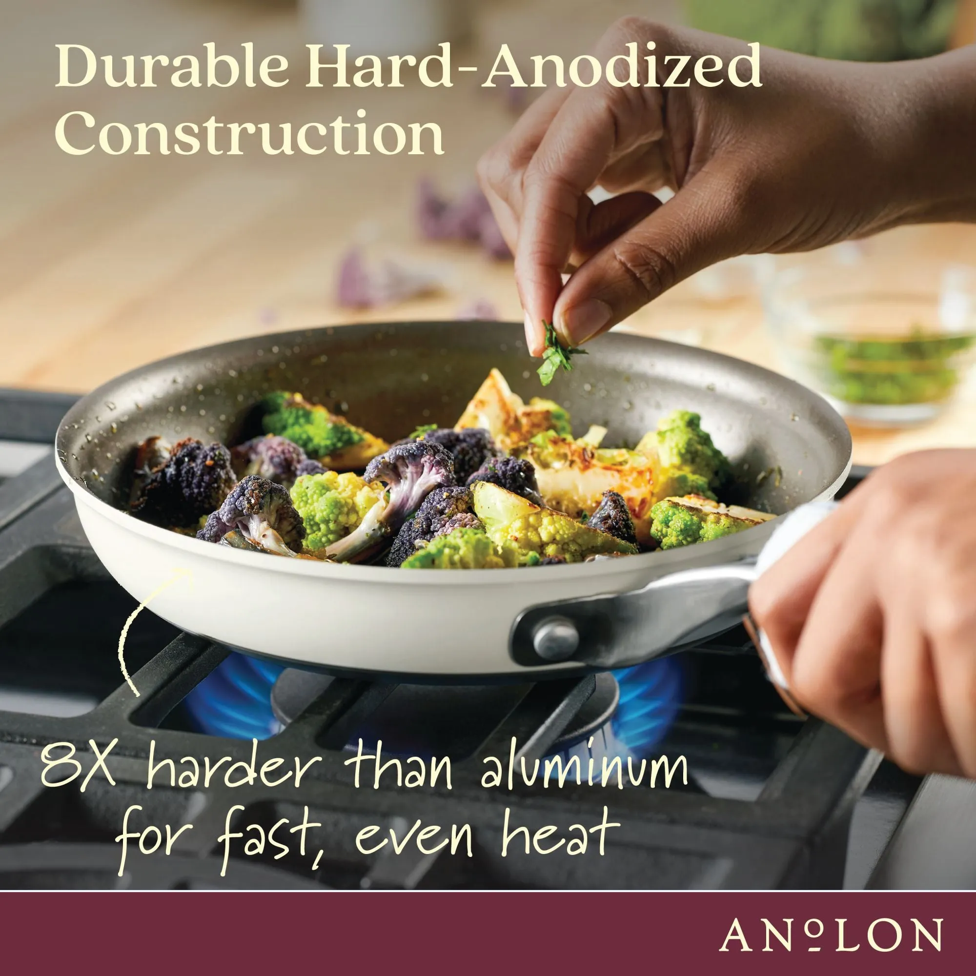 8.25-Inch Hard Anodized Nonstick Frying Pan