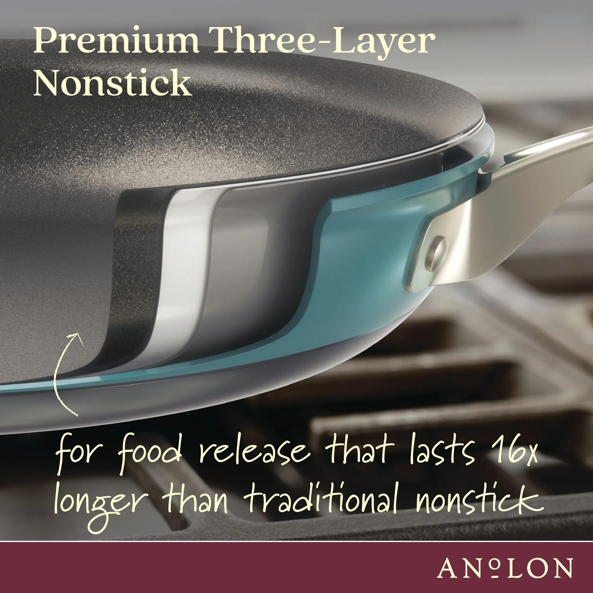 8.25-Inch Hard Anodized Nonstick Frying Pan
