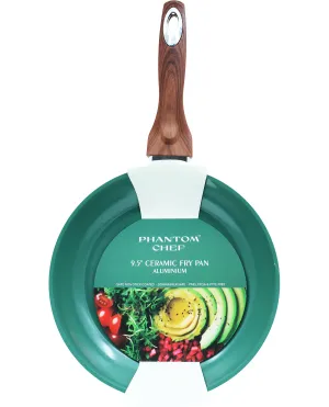 9.5" Green Ceramic Fry Pan