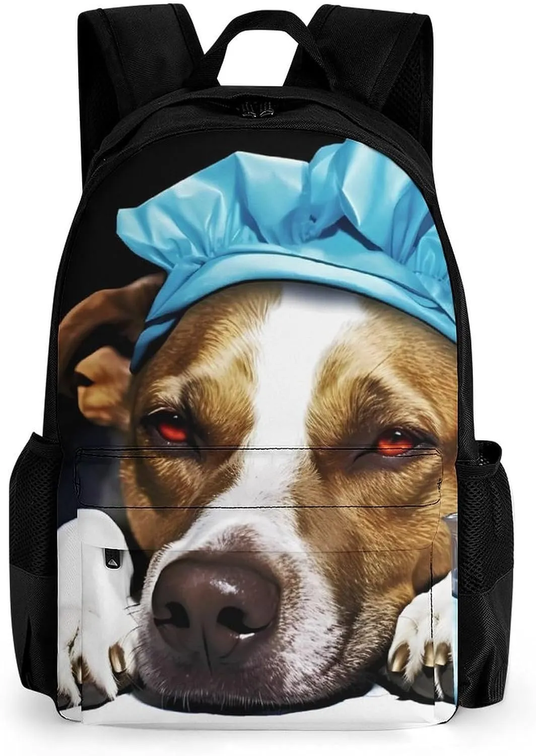 A Dog is Sick Casual Backpack Lightweight Shoulders Bag Laptop Daypacks with Side Pocket for Workplace Travel