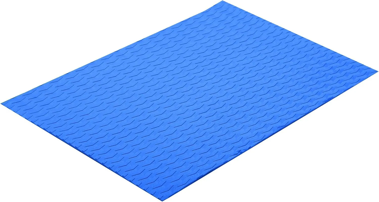 Abahub Non-Slip Traction Pad 1/2 Pieces Deck Grip Mat 30in x 20in Trimmable EVA Sheet 3M Adhesive for Boat Kayak Skimboard Surfboard SUP Black/Gray/White/Green/Navy Blue/Orange
