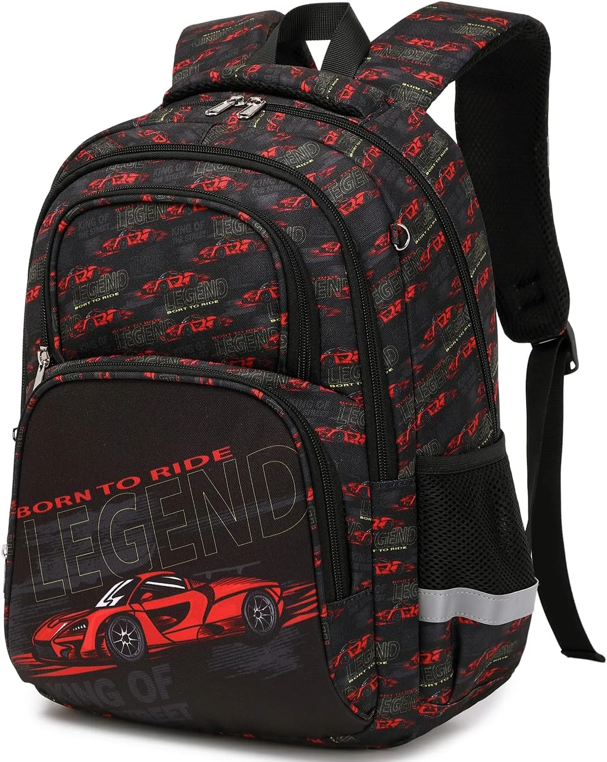 abshoo Cute Car School Backpack For Boys Elementary Kindergarten Kids School Bag (Car Black)