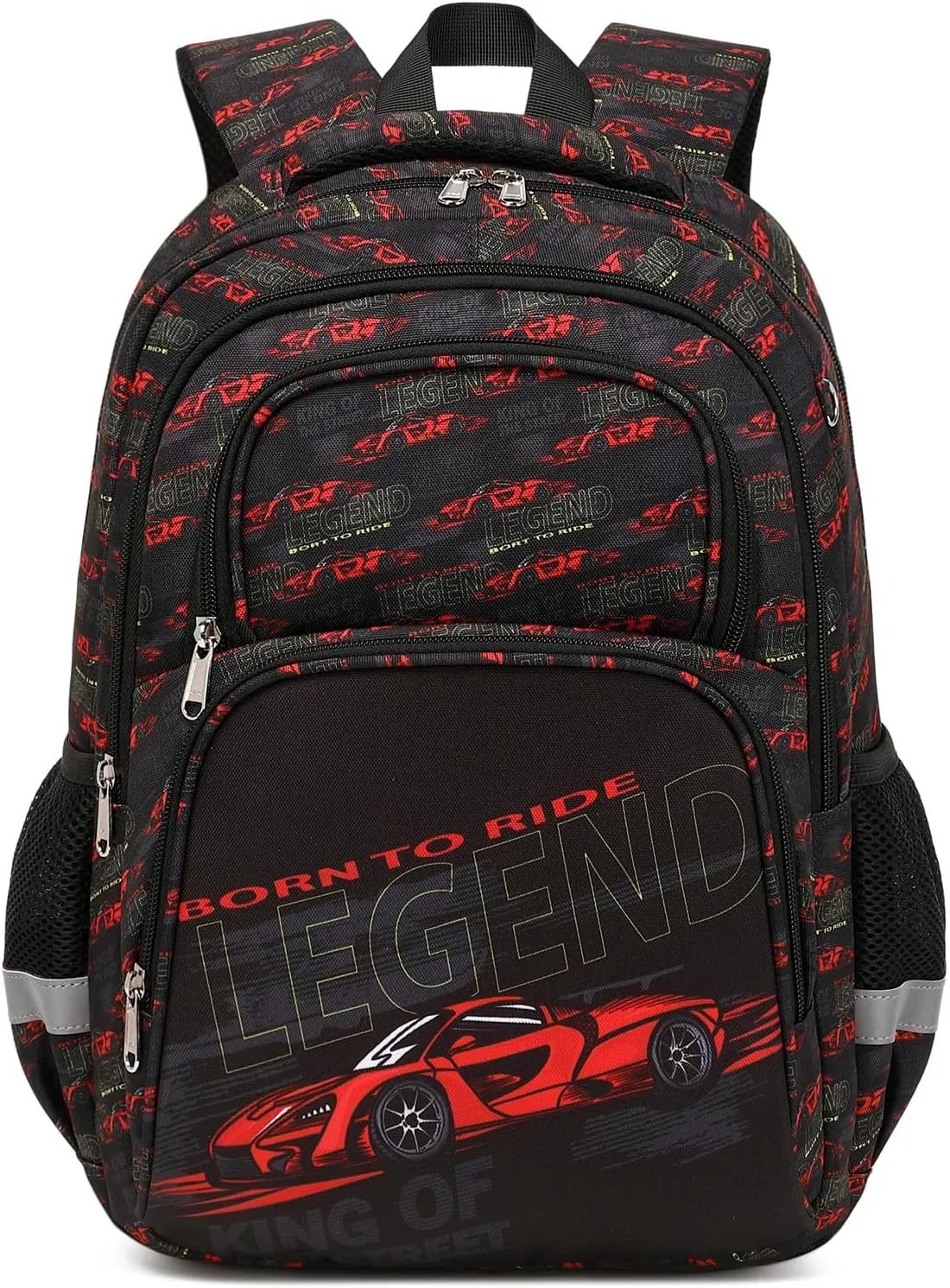 abshoo Cute Car School Backpack For Boys Elementary Kindergarten Kids School Bag (Car Black)