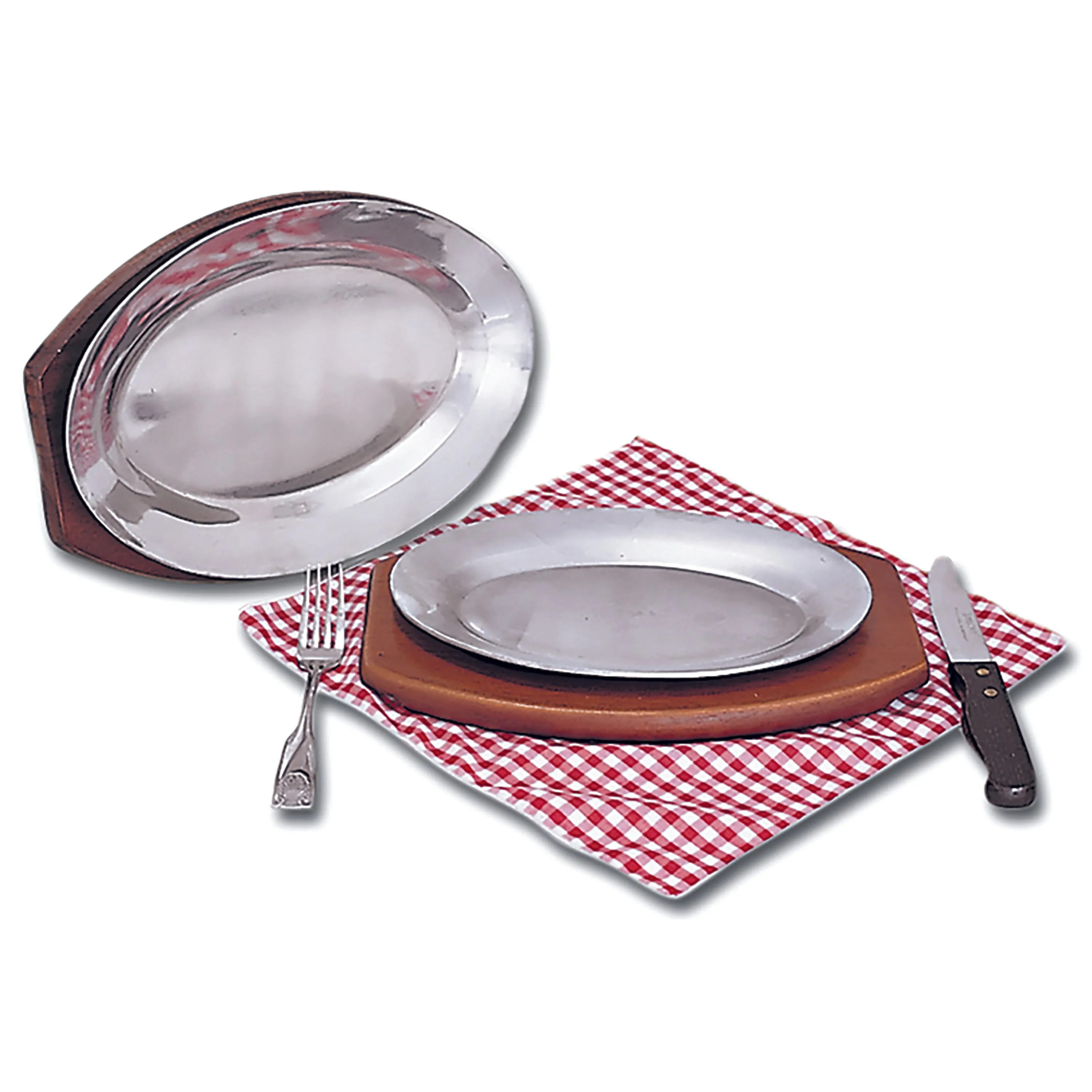 Adcraft Sizzling Platter, 10-1/2" x 7", in Aluminum (SZ-10)