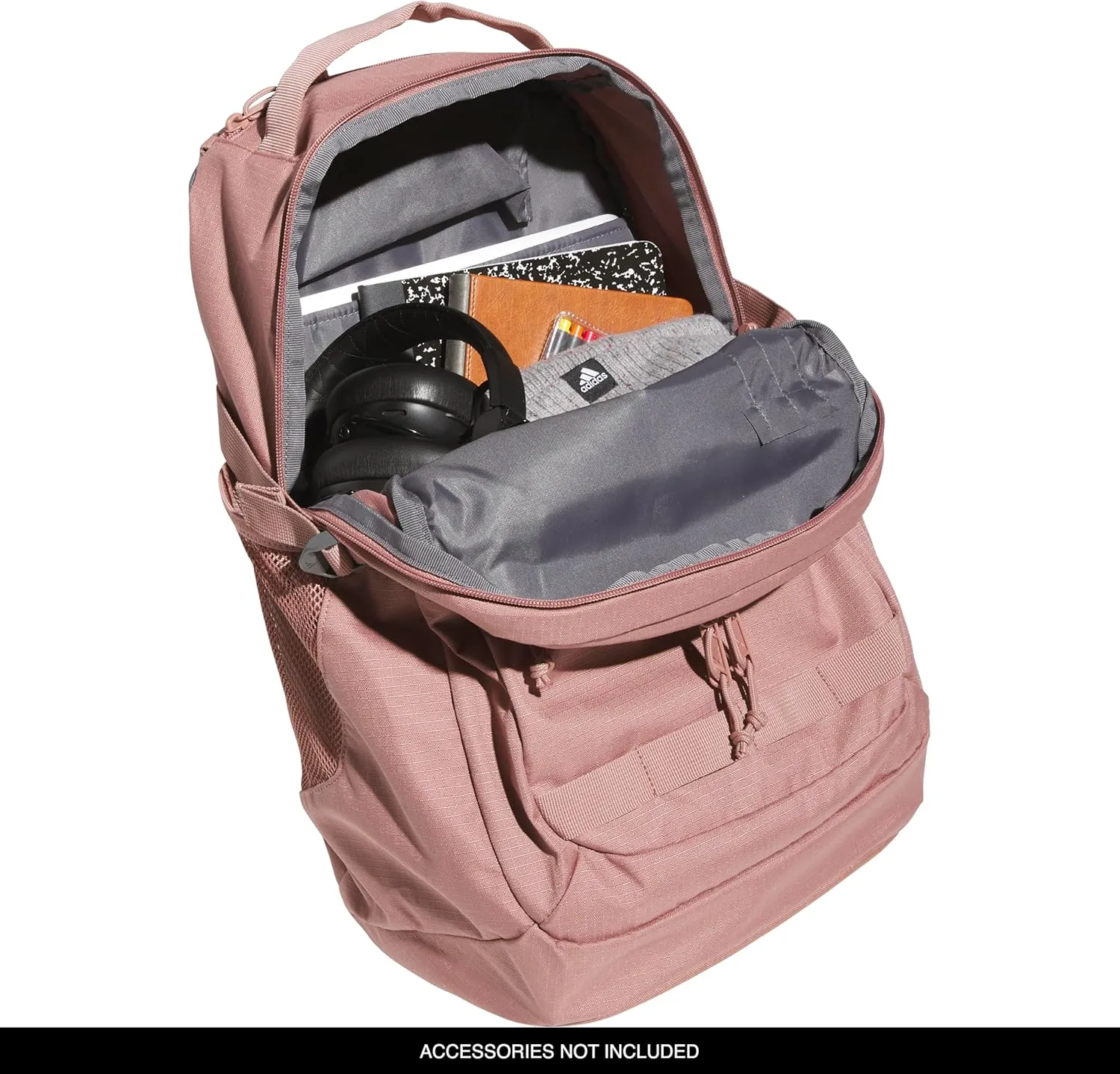 adidas Impulse Backpack, Sport Bag for Men and Women, Durable and Lightweight, Warm Clay Pink/Grey Four, One Size