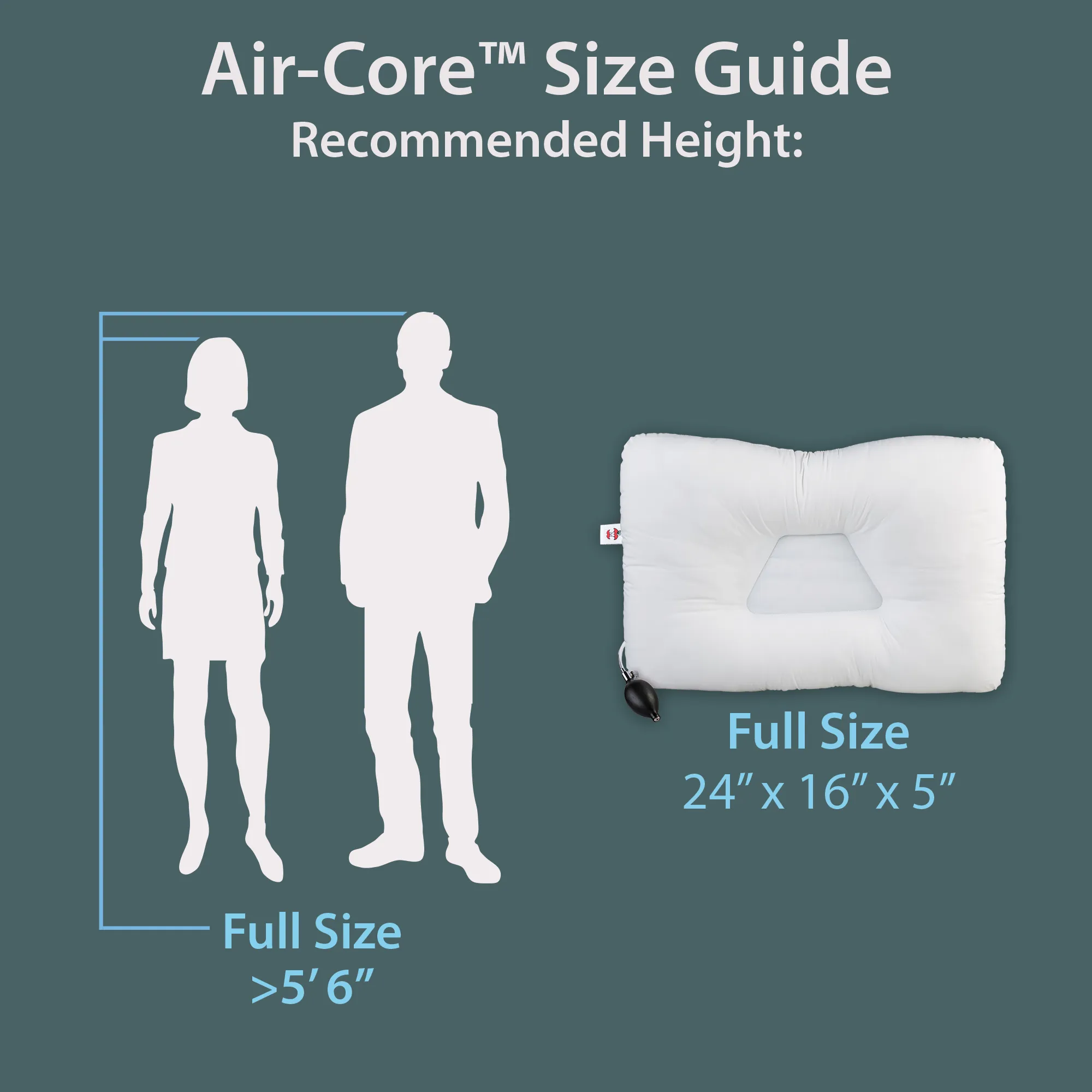 Air-Core Adjustable Tri-Core Pillow (Discontinued)