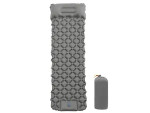 Air Grey Pillow with Inflatable Mattress *00% satisfaction Camping Sustainable Sleeping Mat Sleeping Pad