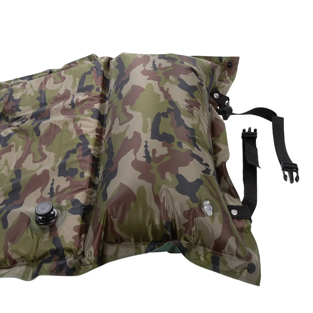 Air mattress with pillow