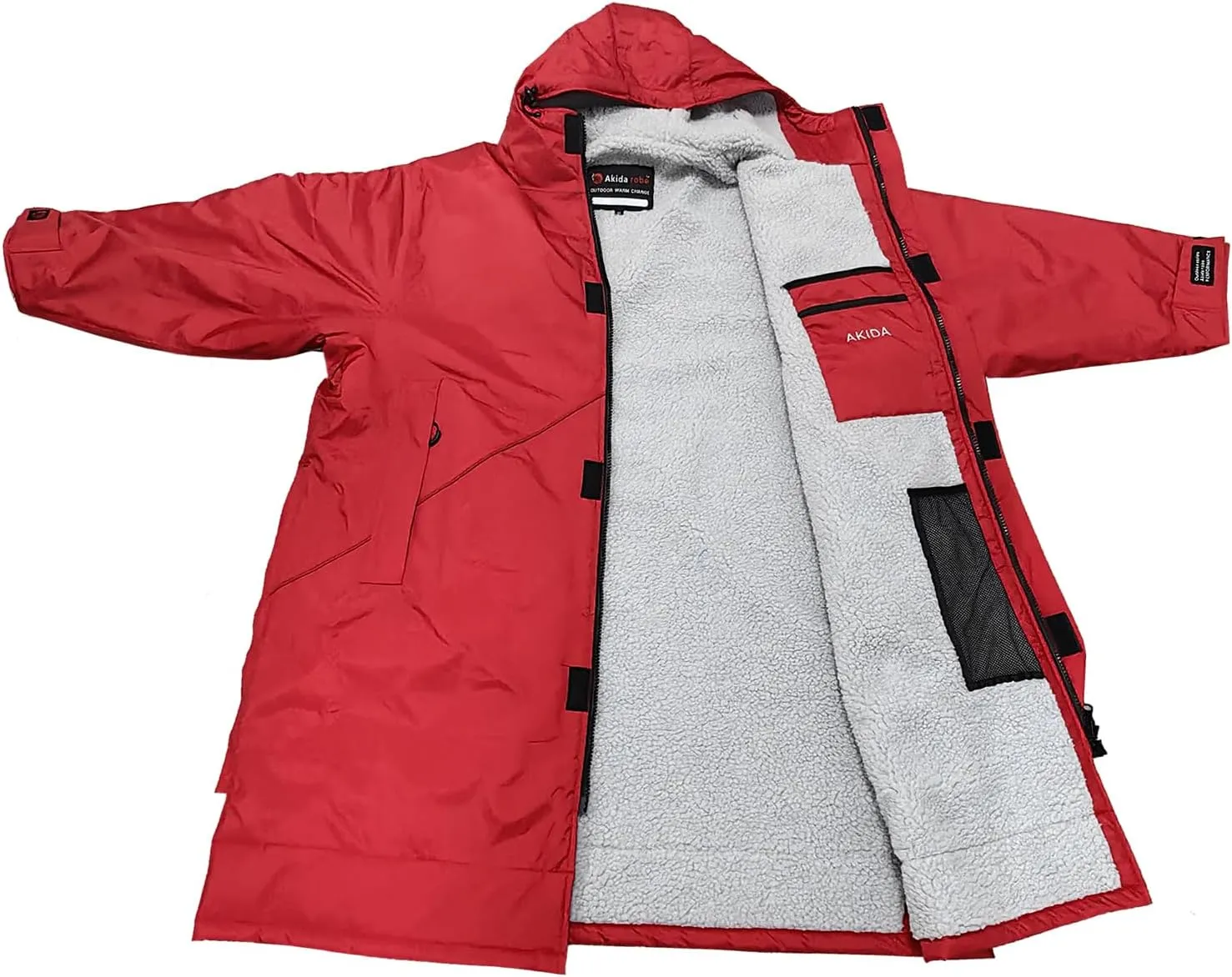 Akida Oversized Changing Robe/Swim Parka,Waterproof Surf Poncho Warm Coat Jacket,Quick Dry Wetsuit Changing Towel.