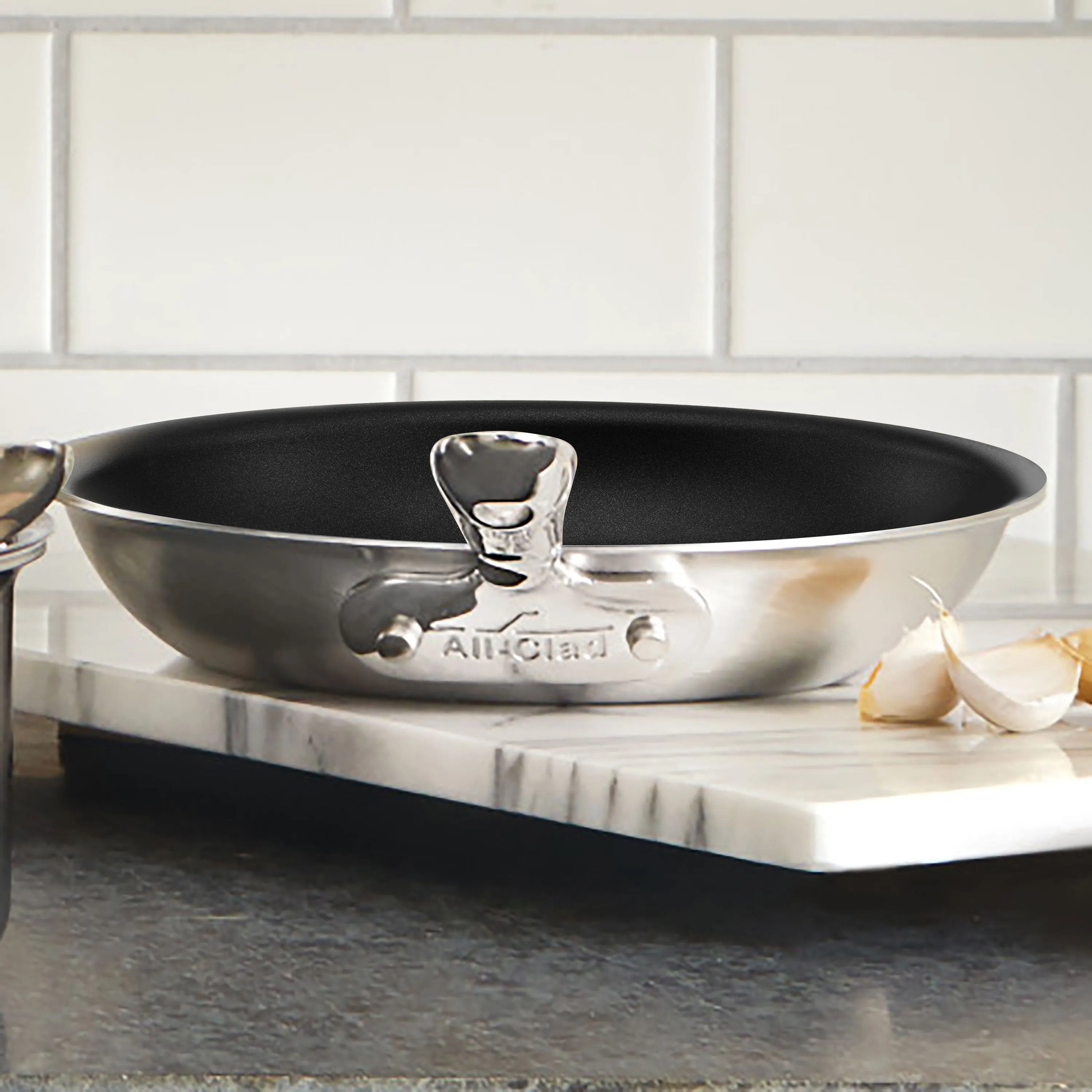 All-Clad d5 Brushed Stainless 8" Nonstick Fry Pan
