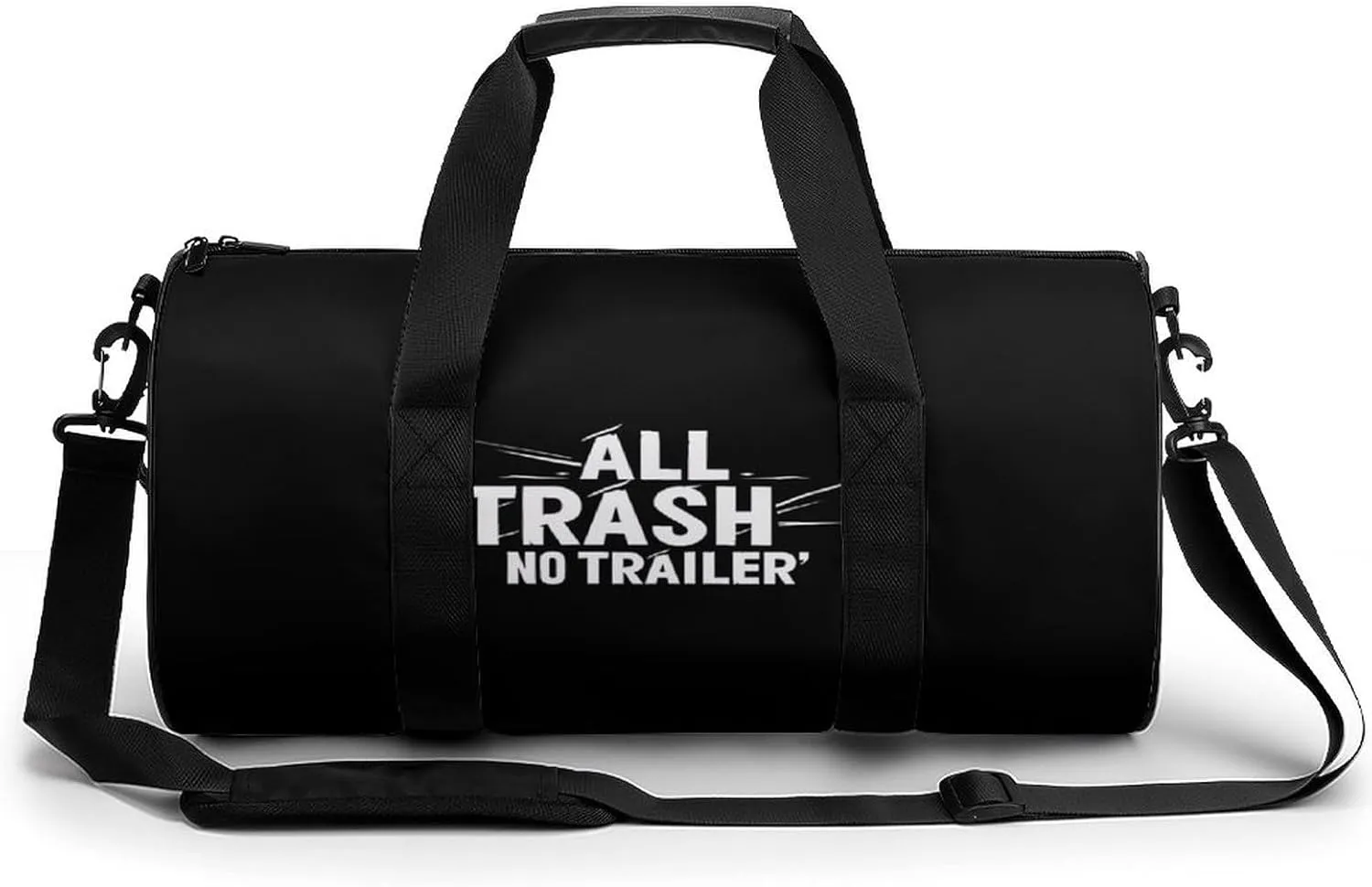 All Trash No Trailer Gym Bag for Men Women Duffle Bags Travel Tote