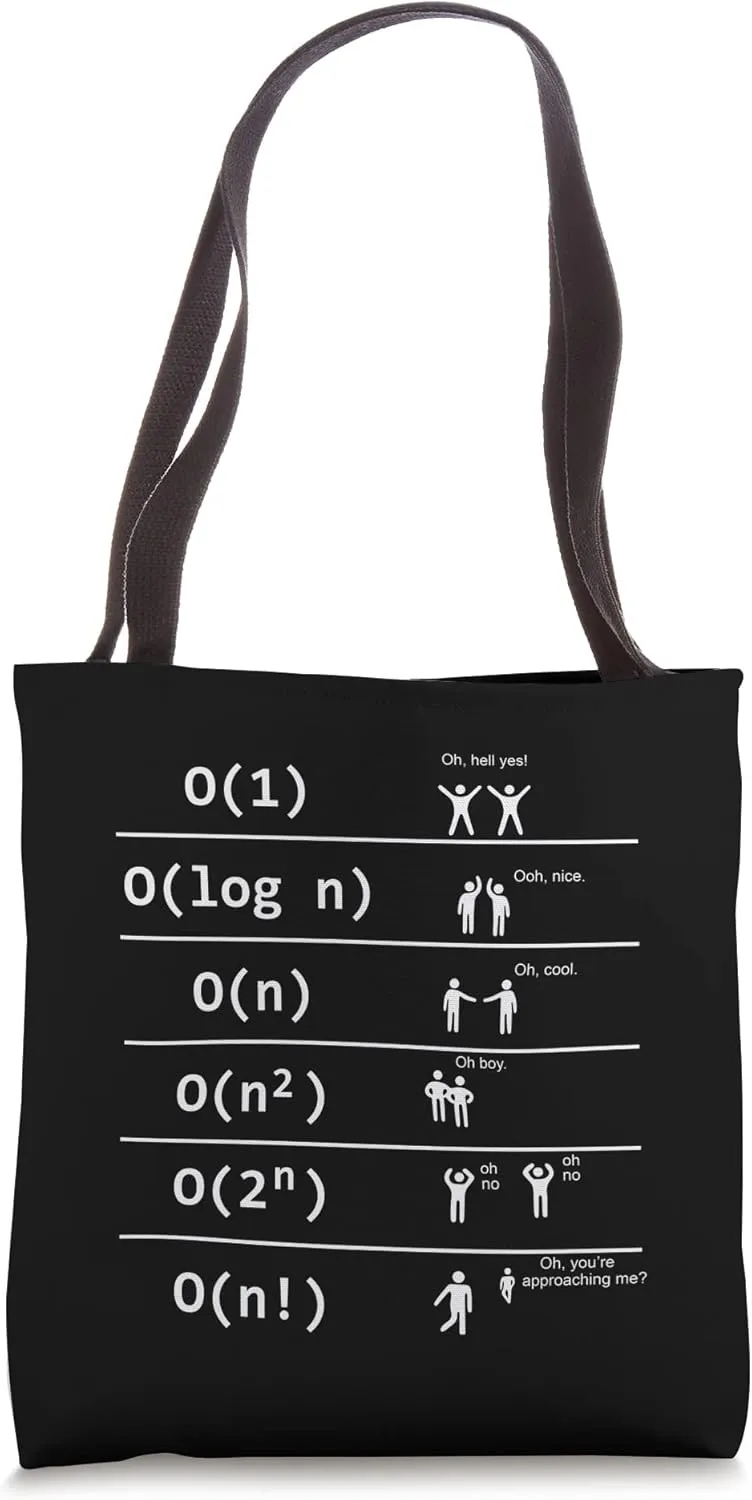 Alternative big o notation algorithm Tote Bag