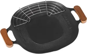 Aluminum Alloy Cookware Roastig Grilling Plate Camping Equipment Wilderness Cookware Suitable for Wilderness Cooking