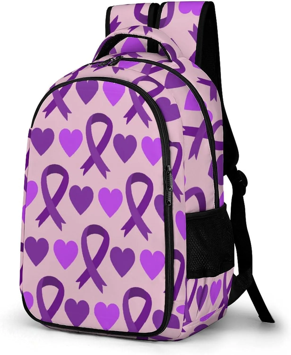 Alzheimer’s Disease Awareness Month Backpack for Worker Teacher Business Hiking Travel Bag Shoulders Bag