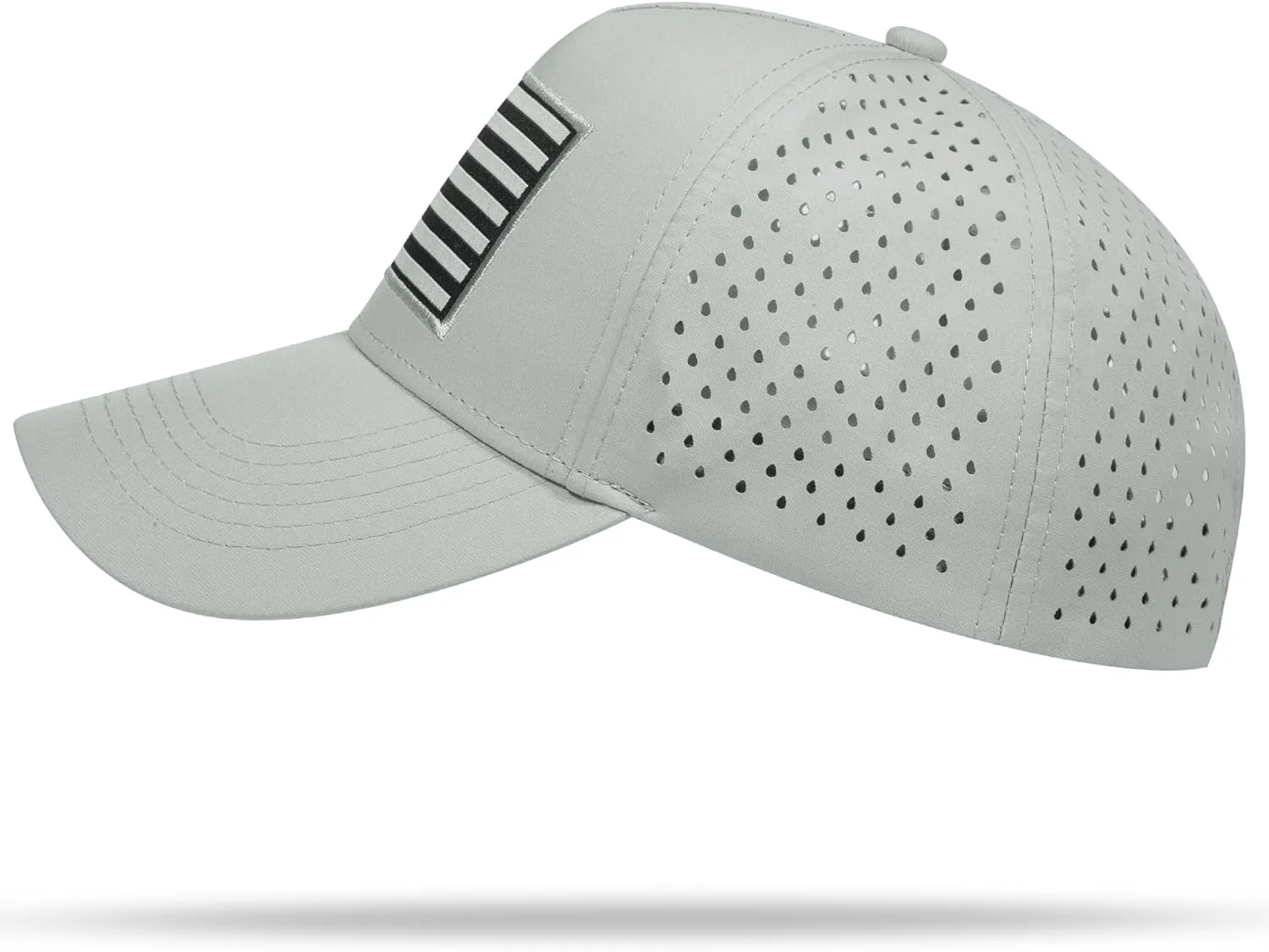 American Flag Trucker Hat, Quick Dry Baseball Cap for Men & Women, Laser Cut Mesh Waterproof Snapback Hats