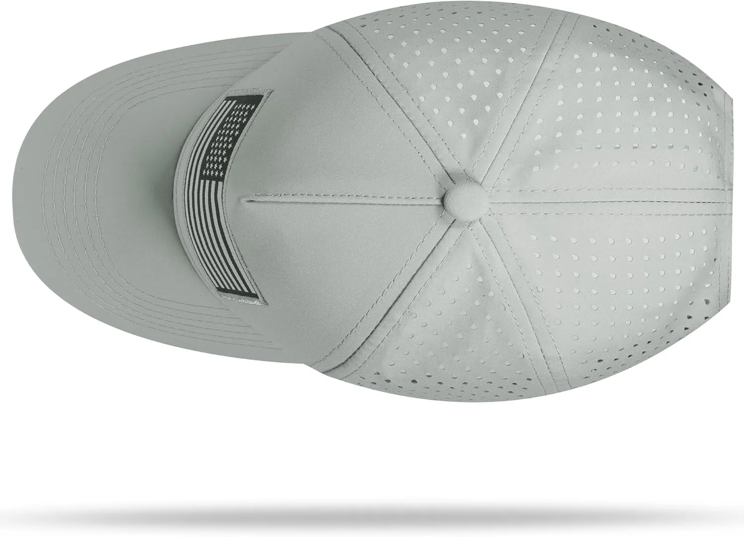 American Flag Trucker Hat, Quick Dry Baseball Cap for Men & Women, Laser Cut Mesh Waterproof Snapback Hats