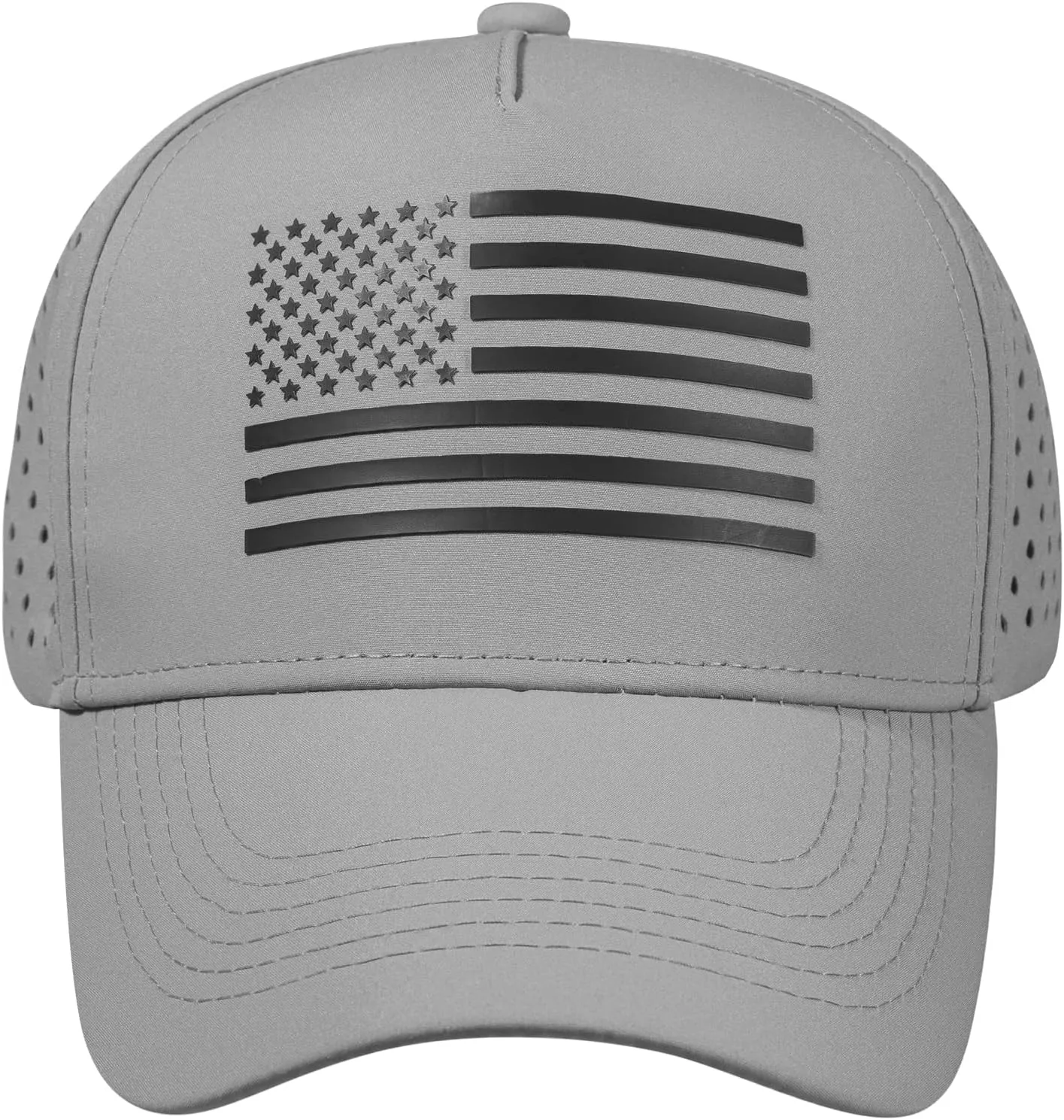American Flag Trucker Hats, Waterproof Baseball Cap for Men Women, Quick-Dry Mesh Breathable Adjustable Fit Snapback Hat
