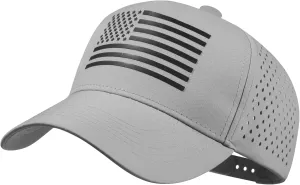 American Flag Trucker Hats, Waterproof Baseball Cap for Men Women, Quick-Dry Mesh Breathable Adjustable Fit Snapback Hat