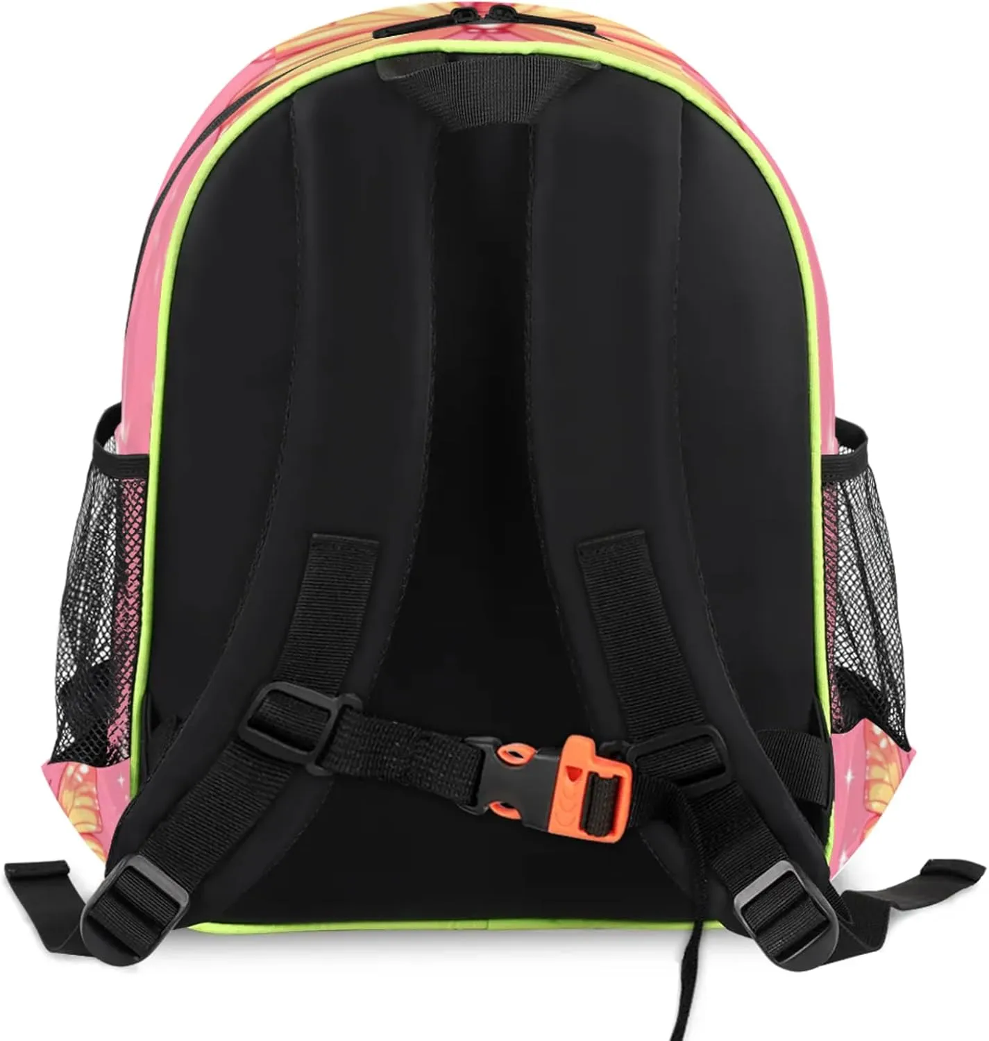 Animal Butterfly Custom Backpack with Name Cute Personalized Small Shoulder Bag Waterproof Travel Casual Backpack with Chest Strap 14.2in