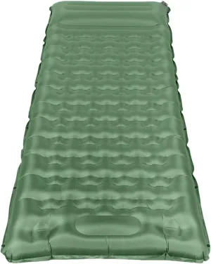 Asixxsix Inflatable Sleeping Pad, Compact Lightweight Camping Mat with Pillow, Built in Foot Pump Valve, High Density TPU Camping Air Mattress for Backpacking Hiking Traveling Tent