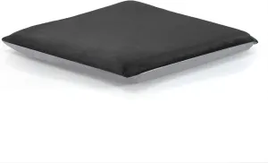 Augld Square Chair Seat Cushion Memory Foam Chair Cushion for Kitchen, Dining,Office or Car 16x16 in Black