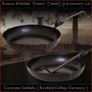 Authentic replica - Foldable Roman Patera "Gelduba" (steel)