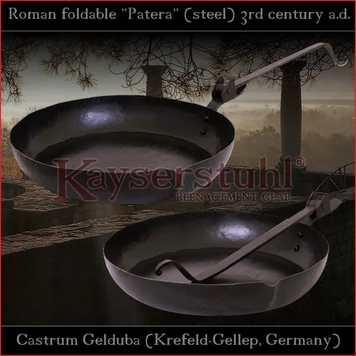 Authentic replica - Foldable Roman Patera "Gelduba" (steel)