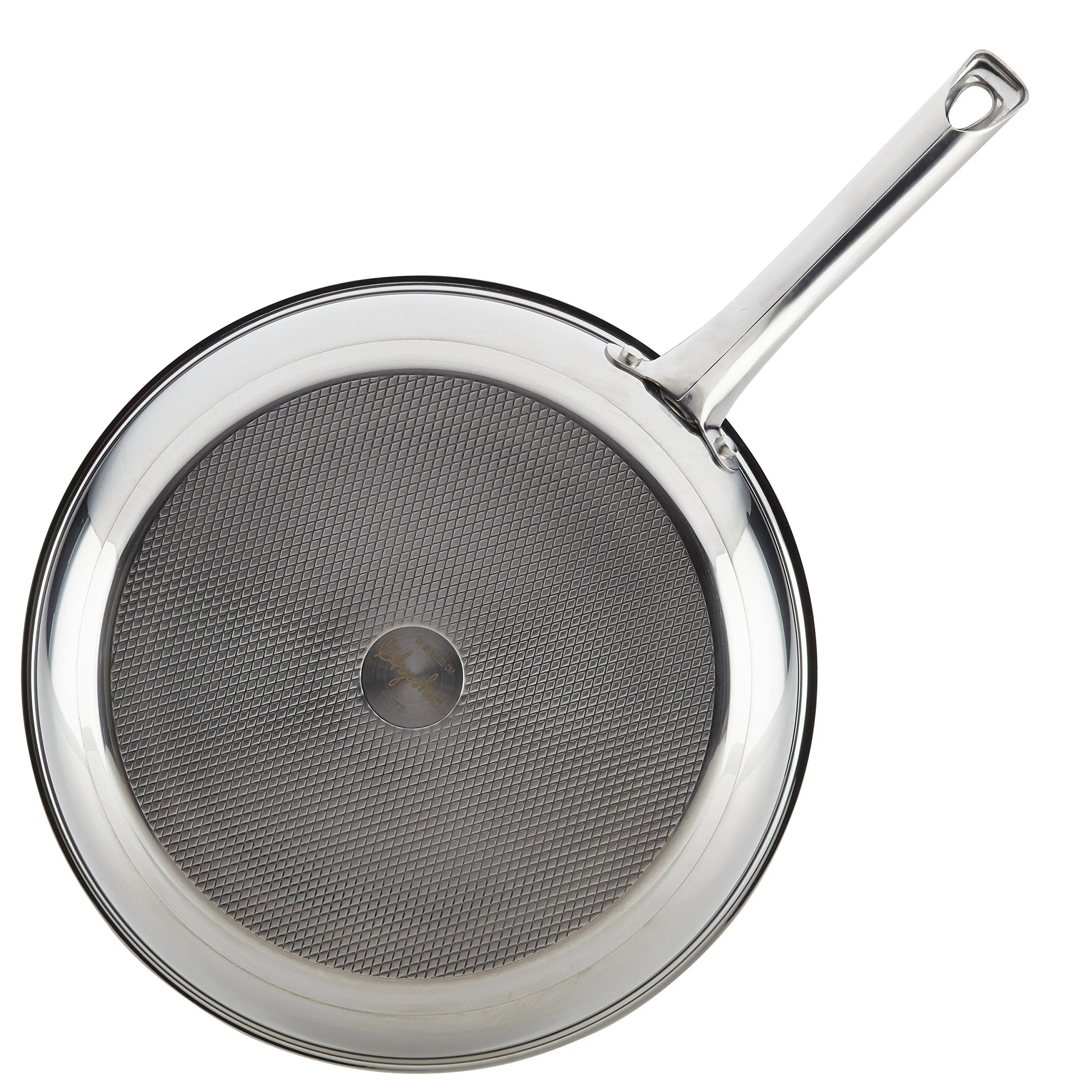 Ayesha Curry Home Collection Stainless Steel Nonstick Frying Pan Set / Fry Pan Set / Stainless Steel Skillet Set - 9.25 Inch and 11.5 Inch, Silver