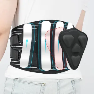 Back Brace for Lower Back Pain Women Men, Back Belt Support with 5 Stays, Breathable Lumbar Support with 3D Lumbar Pad, for Work, Lifting, Herniated Disc, Sciatica (Large)
