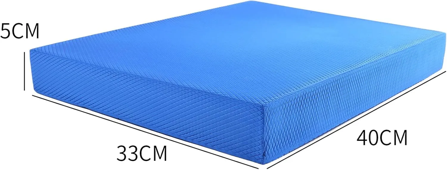 Balance Pad, Balancing Foam Pad Pilates Exercise Extra Padding Yoga Mats Thick Yoga Mat for Women Workout Mats Thick Yoga Mats
