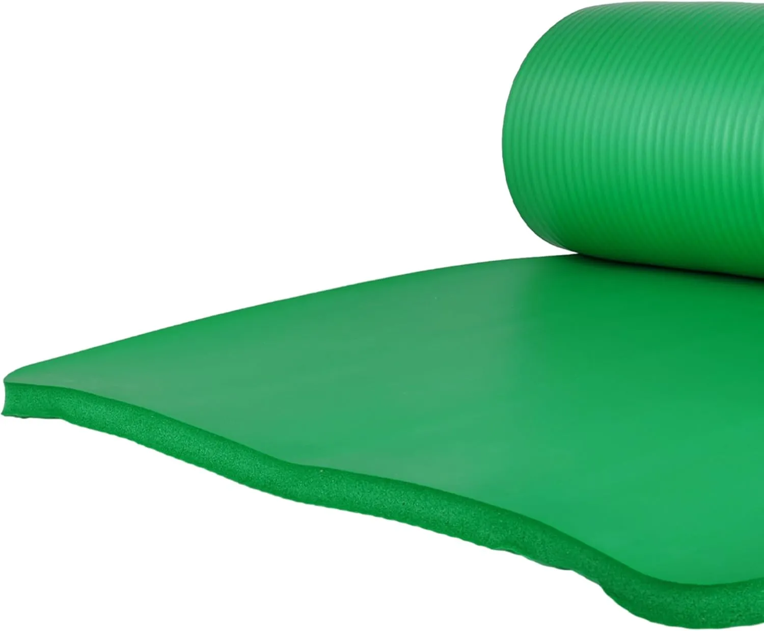 BalanceFrom Exercise Yoga Mat for Home Workout, 1” Thick, Optional Blocks & Knee Pad