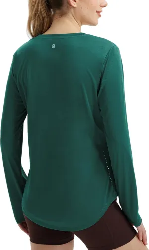 baleaf Women's Sun Shirts UPF50  Long Sleeve Workout Tops Running Athletic Lightweight Quick Dry