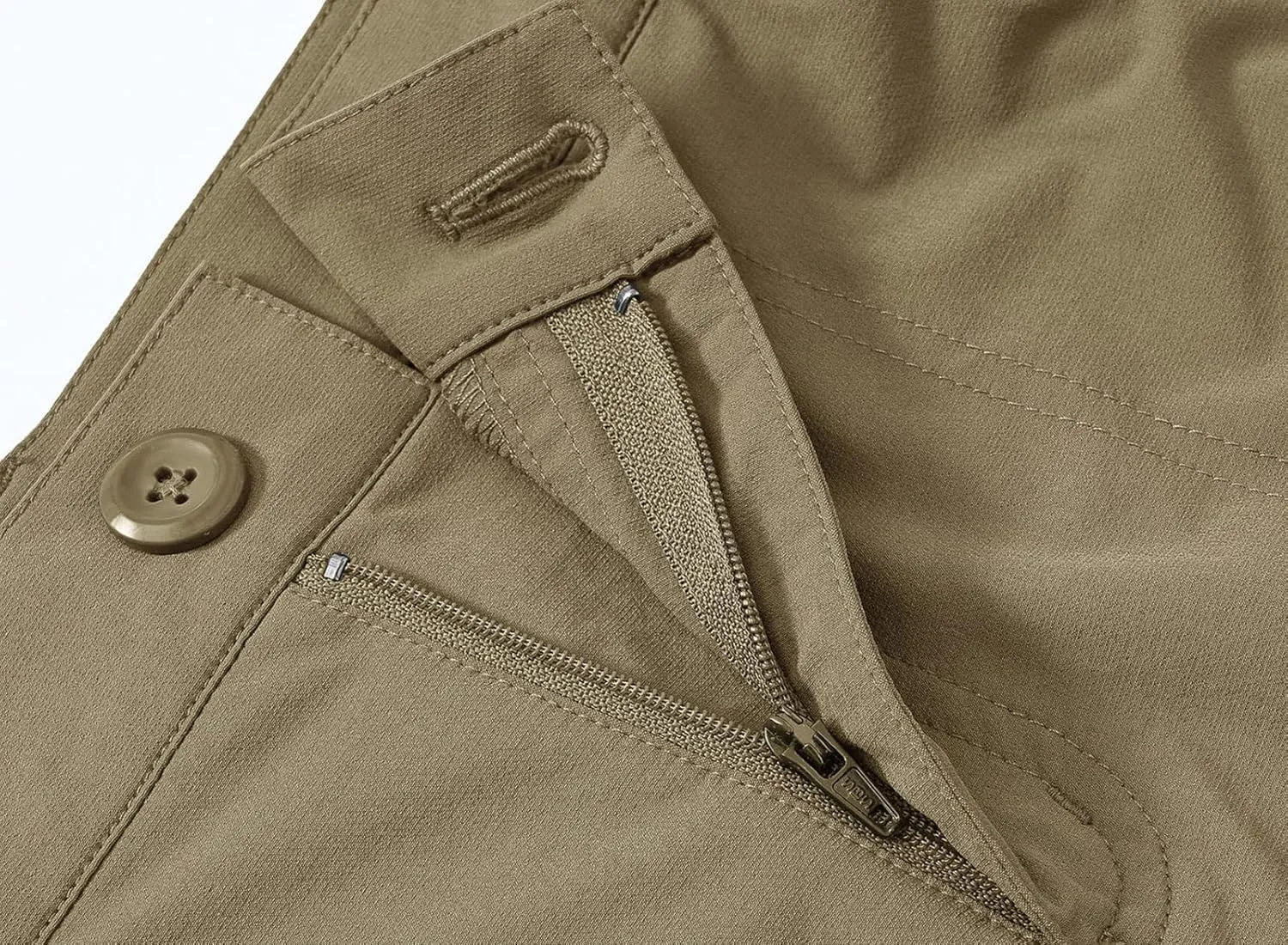 BASUDAM Women's Hiking Shorts Quick Dry Stretch Water Resistant Lightweight Outdoor Zipper Pockets