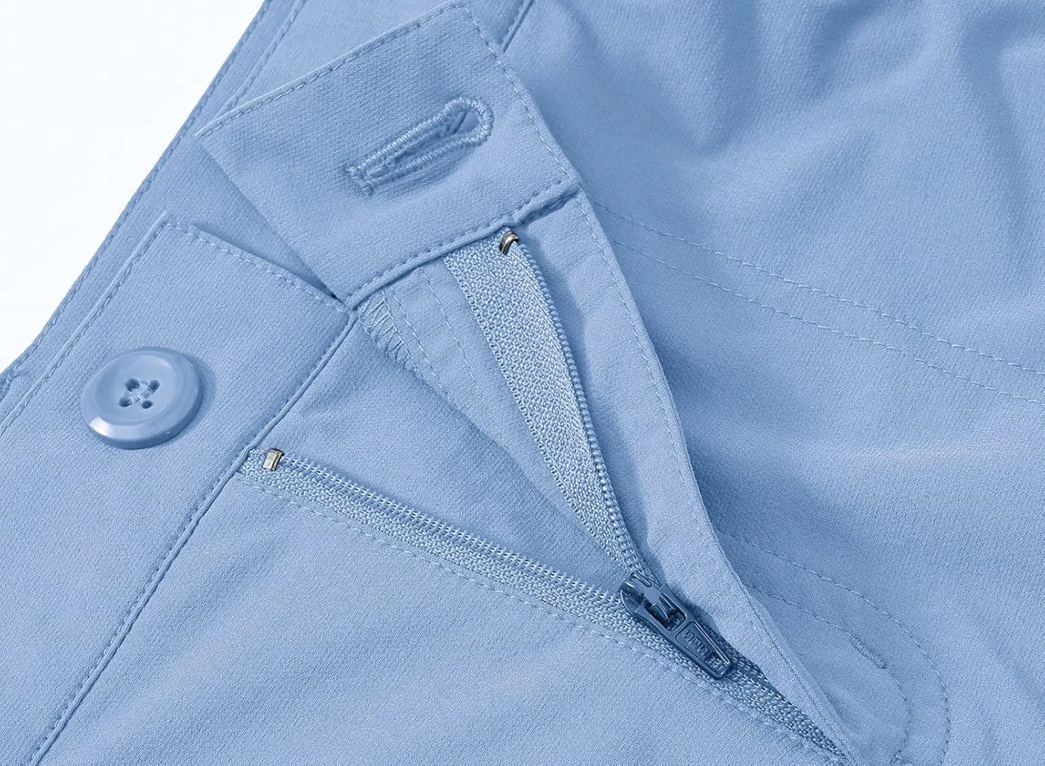 BASUDAM Women's Hiking Shorts Quick Dry Stretch Water Resistant Lightweight Outdoor Zipper Pockets